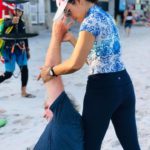 Yoga on the beach in HuaHin