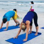 Yoga on the beach in Hua Hin