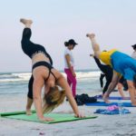 Yoga on the beach in Hua Hin