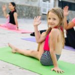 Yoga on the beach in Hua Hin