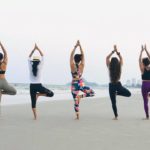 Yoga on the beach in Hua Hin