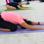 Yoga on the beach in Hua Hin
