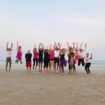 Yoga on the beach in Hua Hin