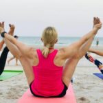 Yoga on the beach in Hua Hin