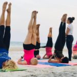 Yoga on the beach in Hua Hin