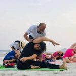 Yoga on the beach in Hua Hin