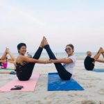 Yoga on the beach in Hua Hin