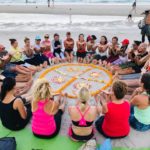 Yoga on the beach in HuaHin