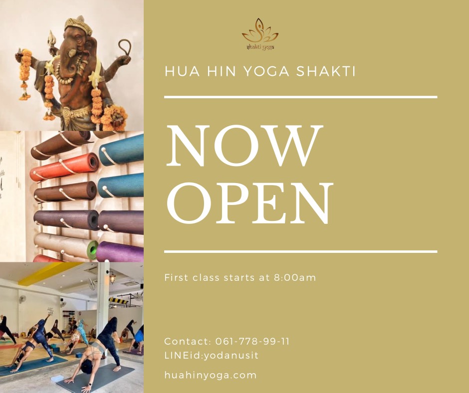 Shakti Yoga Hua Hin is open