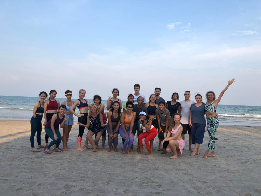 yoga on the beach huahin 2022